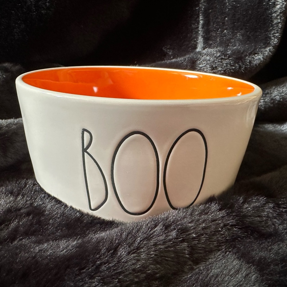 BOO bowl by Rae Dunn I think it’s a dog pool but often people use for anything